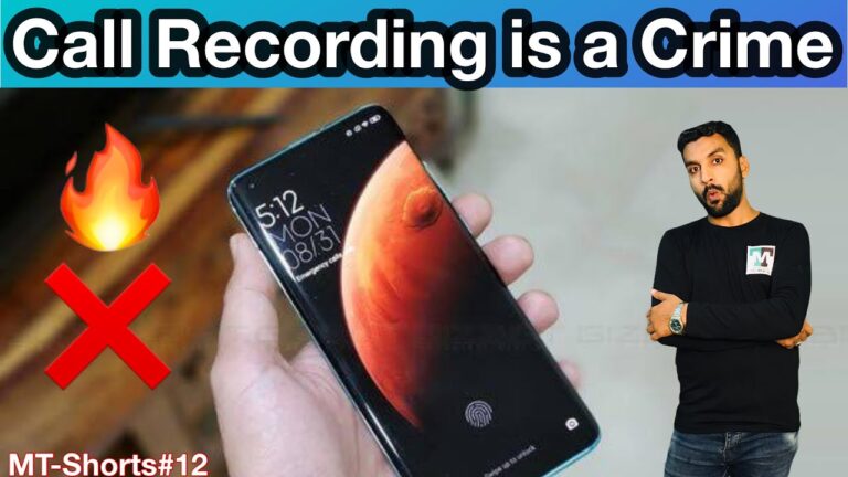 Is Call Recording a Crime?