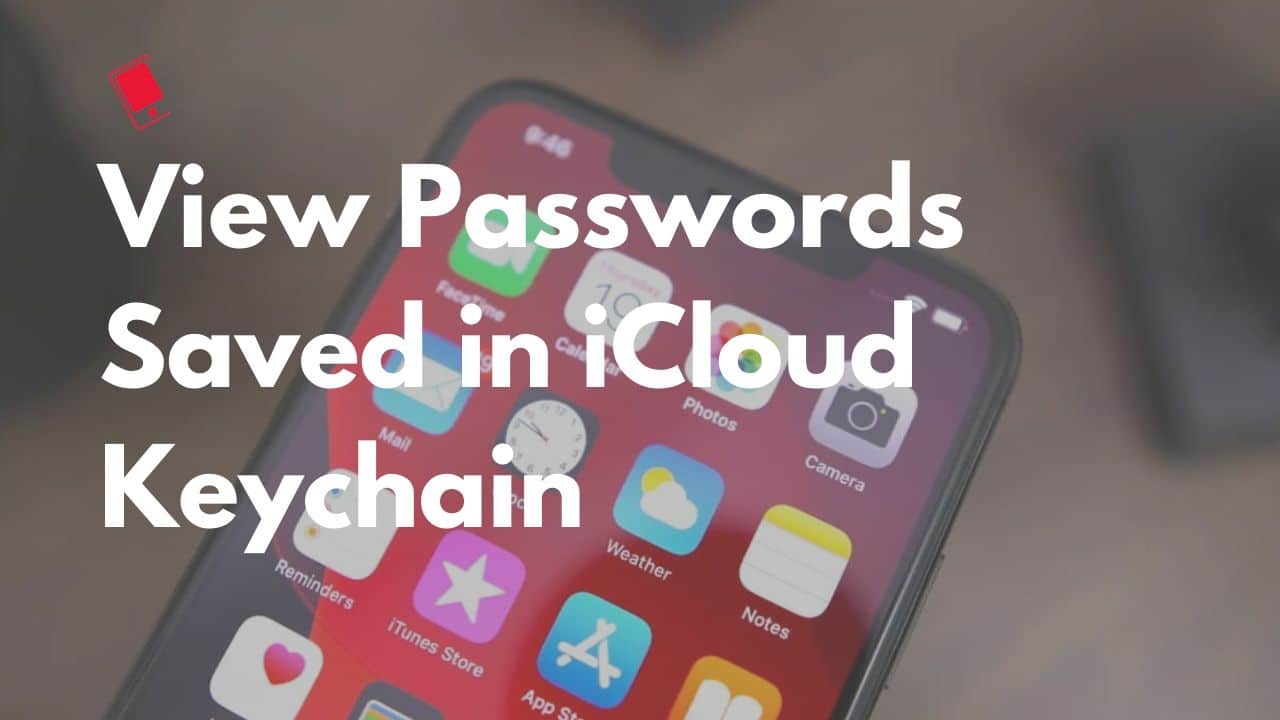 icloud keychain view passwords